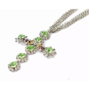 Dolce & Gabbana Choker Swarovski Stone Cross